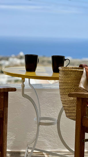 Η βεράντα του δωματίου Γη