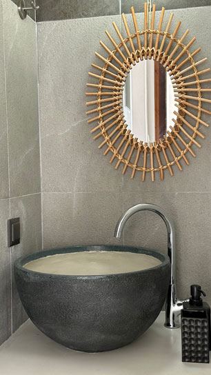 Μοντέρνο μπάνιο στο δωμάτιο Γη