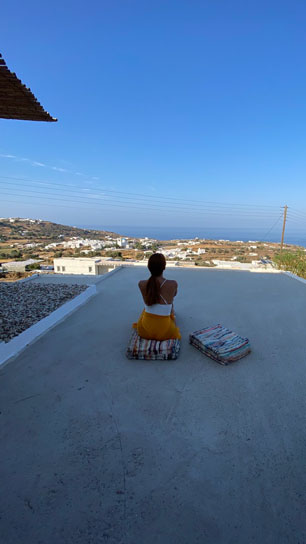 ΜΠαλκόνι με θέα στη θάλασσα