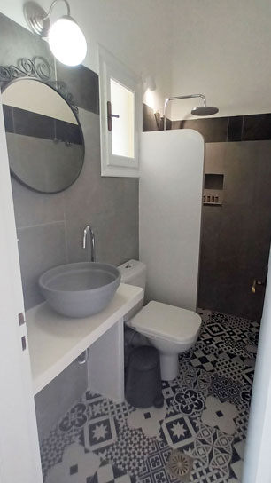 Το μπάνιο στο δωμάτιο Θάλασσα